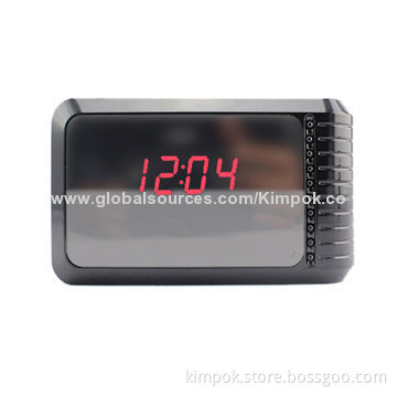 Wireless covert clock camera, 1280*720 pixels with H.264 compressed format and motion detection
